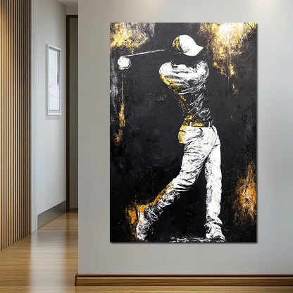 Golf Profile in Black