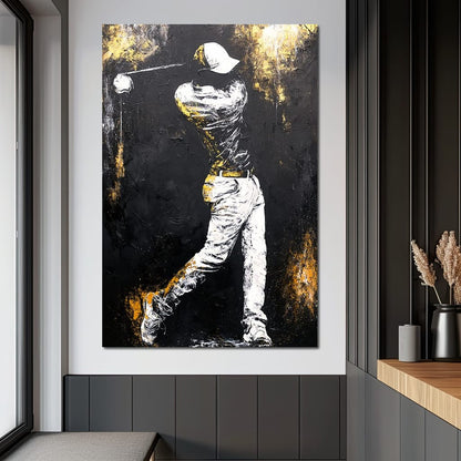 Golf Profile in Black
