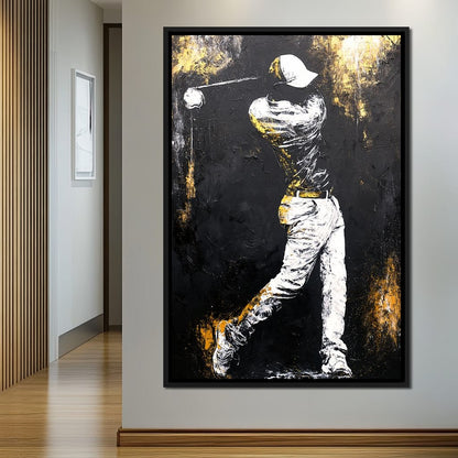 Golf Profile in Black
