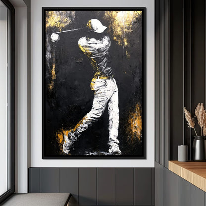 Golf Profile in Black