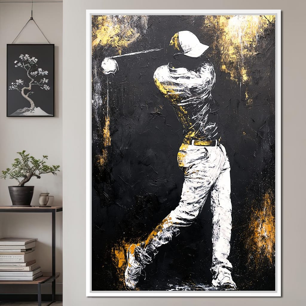 Golf Profile in Black
