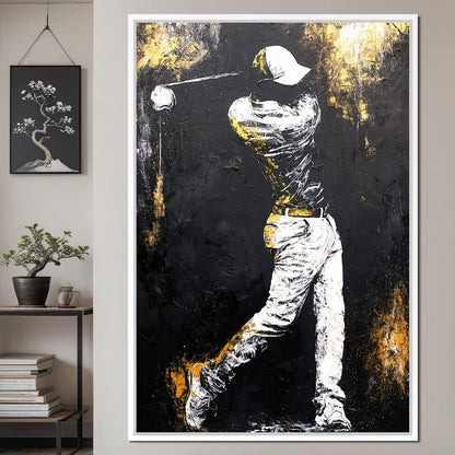 Golf Profile in Black
