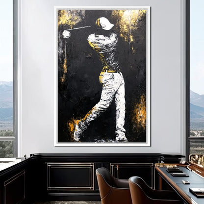 Golf Profile in Black