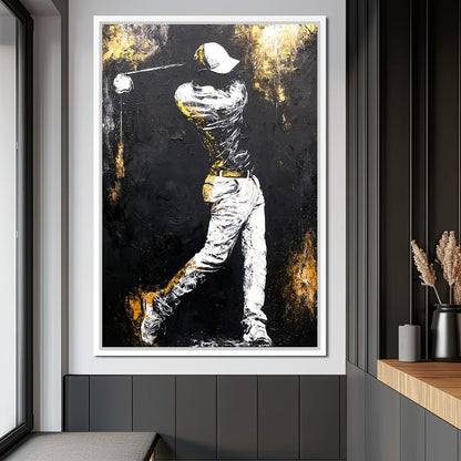 Golf Profile in Black
