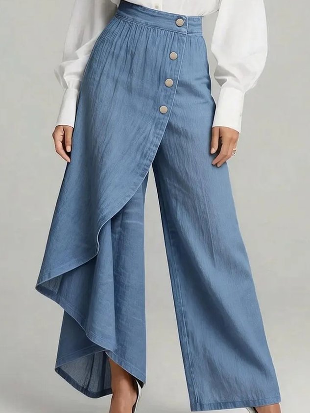 Women Plain Long Pants Casual Spring/Fall Trousers