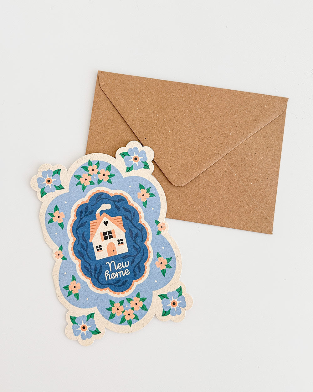 New Home Die Cut Card