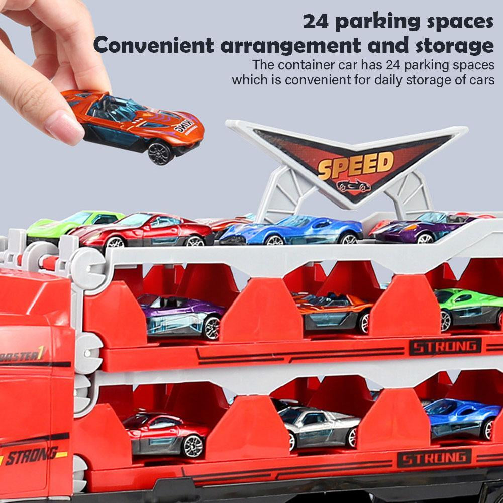 Folding Race Car Hauler Truck - SUPER LARGE SIZE