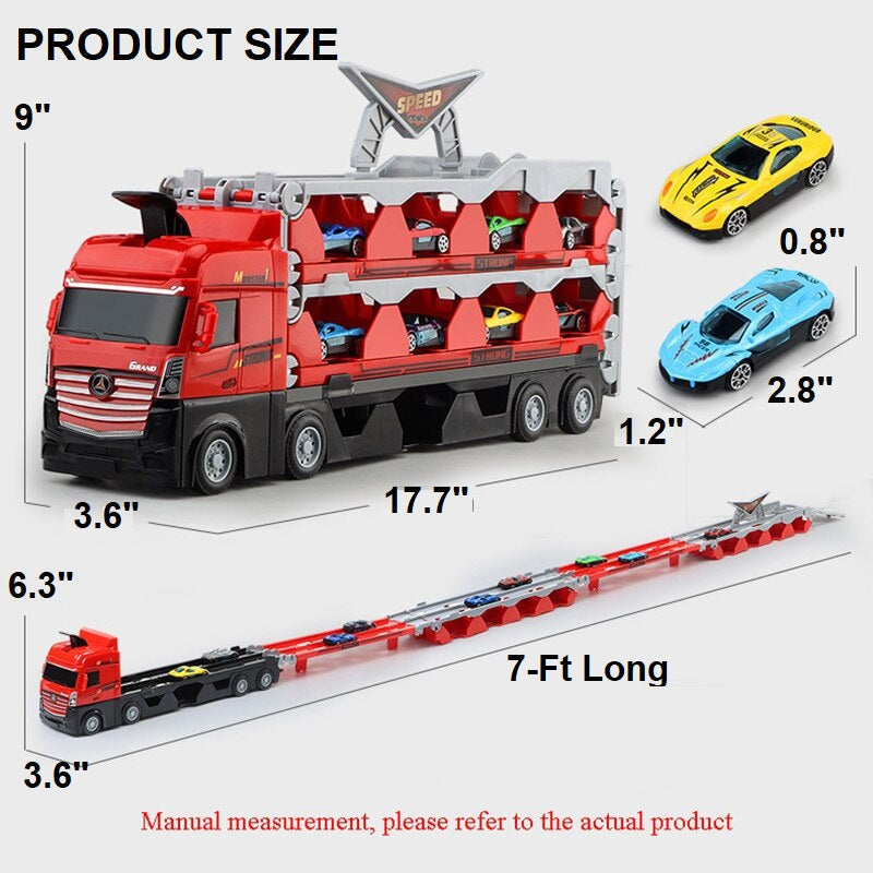 Folding Race Car Hauler Truck - SUPER LARGE SIZE