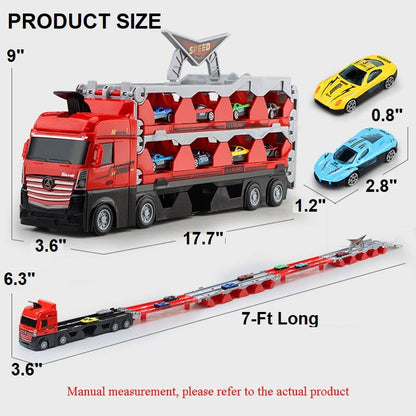 Folding Race Car Hauler Truck - SUPER LARGE SIZE
