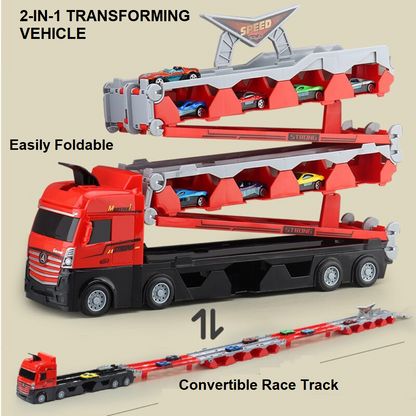 Folding Race Car Hauler Truck - SUPER LARGE SIZE
