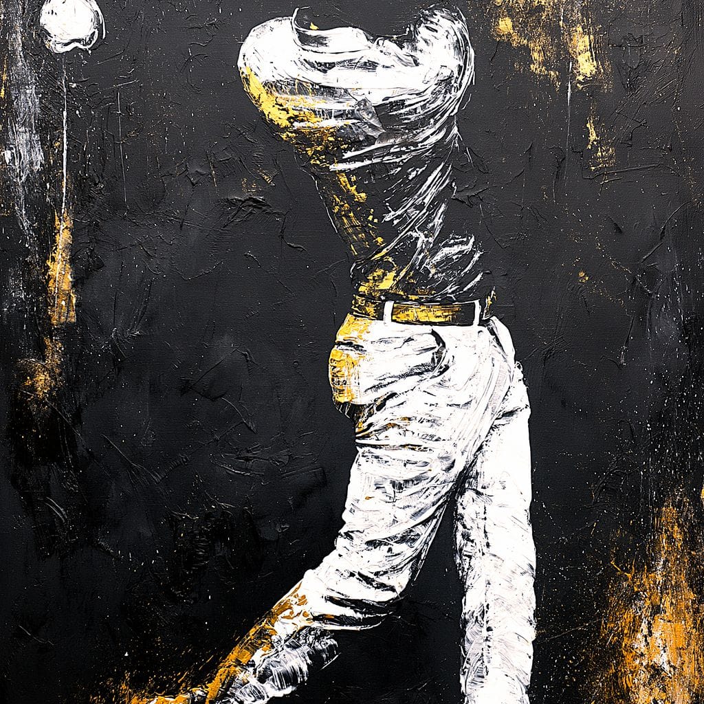 Golf Profile in Black