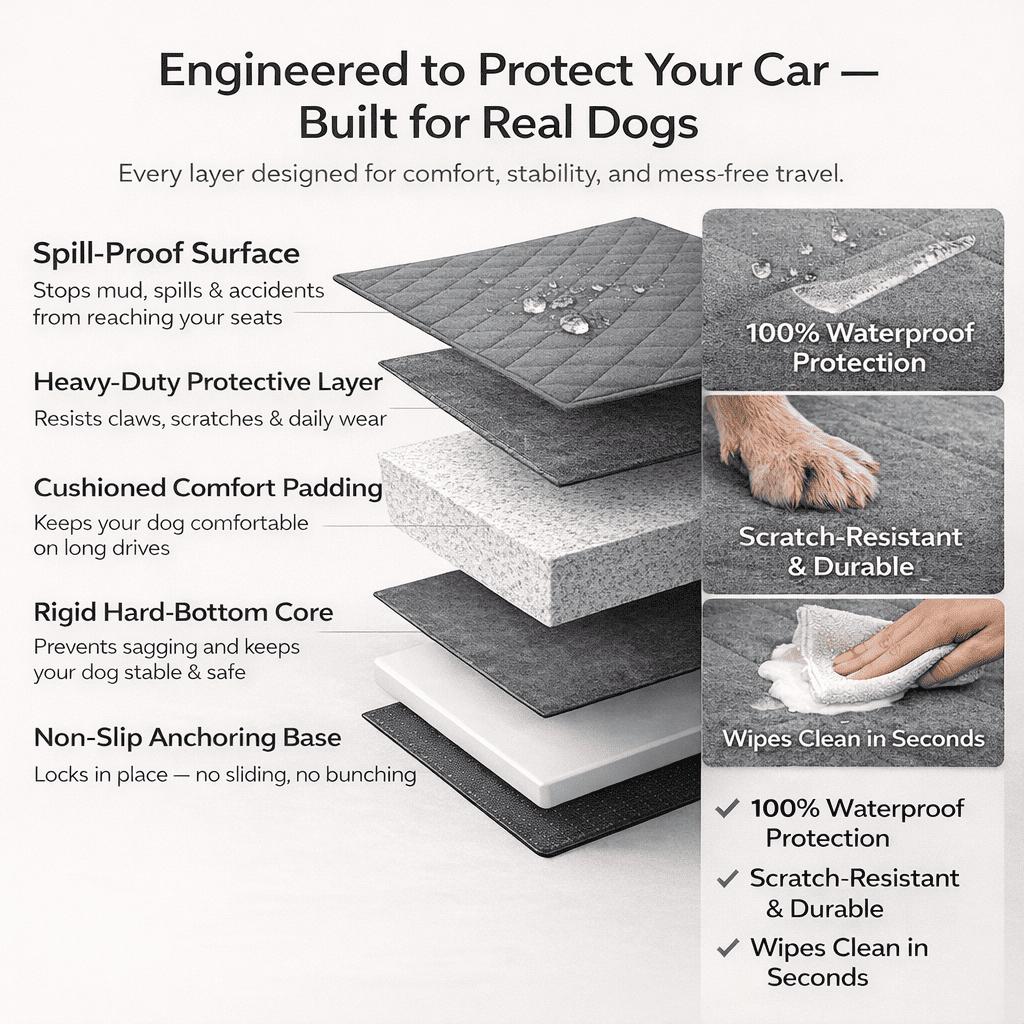 Firmpaw™ Hard Bottom Car Seat Cover