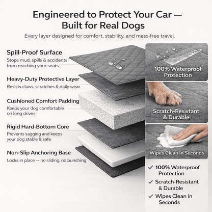 Firmpaw™ Hard Bottom Car Seat Cover