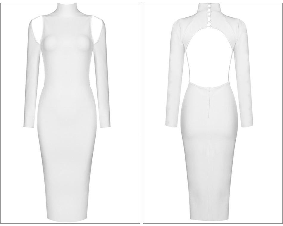 Womens Backless Bodycon Dress SIZE XS-L