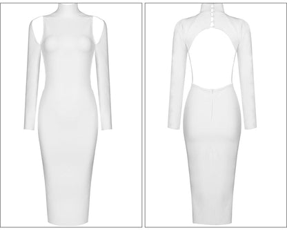 Womens Backless Bodycon Dress SIZE XS-L