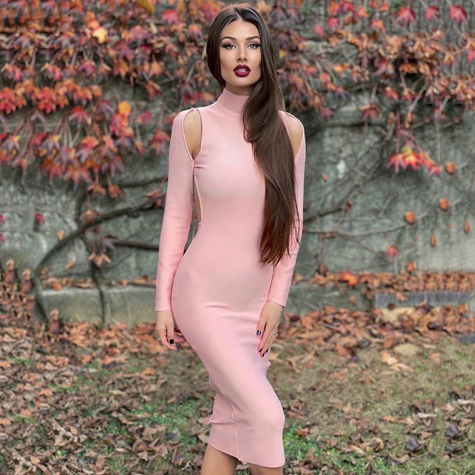 Womens Backless Bodycon Dress SIZE XS-L