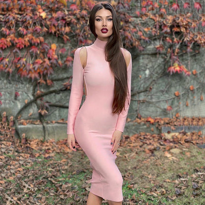 Womens Backless Bodycon Dress SIZE XS-L